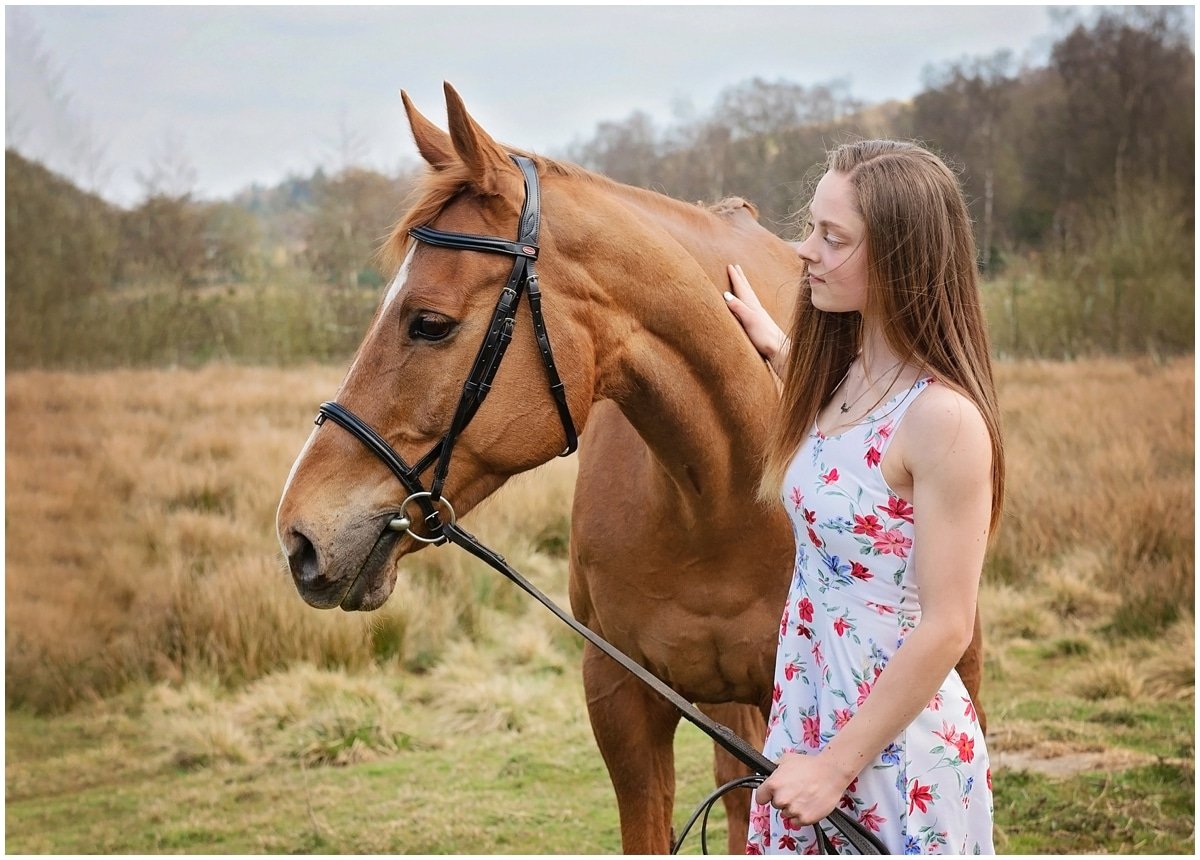 Family equine photoshoot, Cumbria