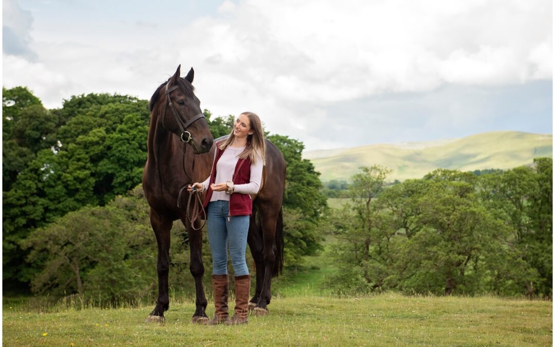 Sarah & Rio, the perfect team – Equine photoshoot Eden Valley