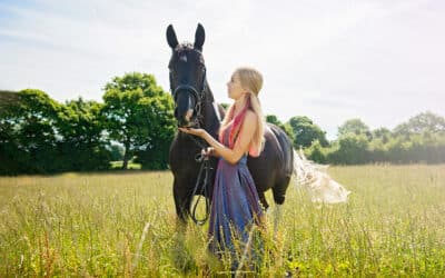 Adding some prom glamour to your Horse Photoshoot