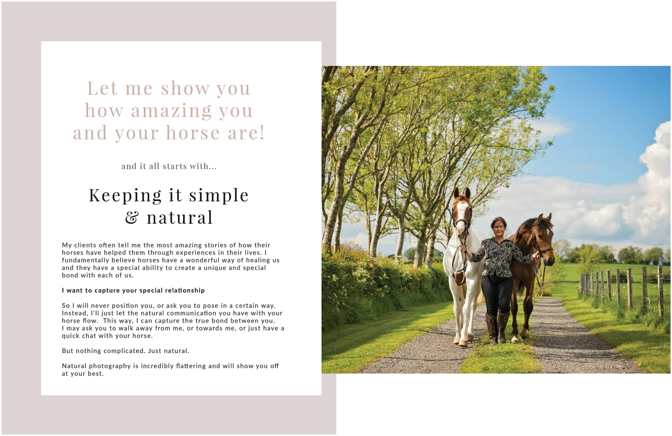 How a professional equine photoshoot can make you and your horse look amazing!