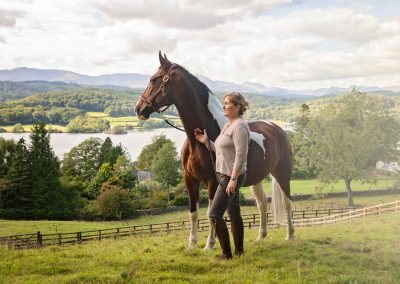 Windermere equine portrait session by Emma campbell