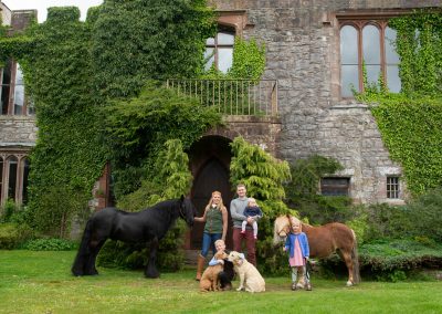 Family protrait - equine photos session